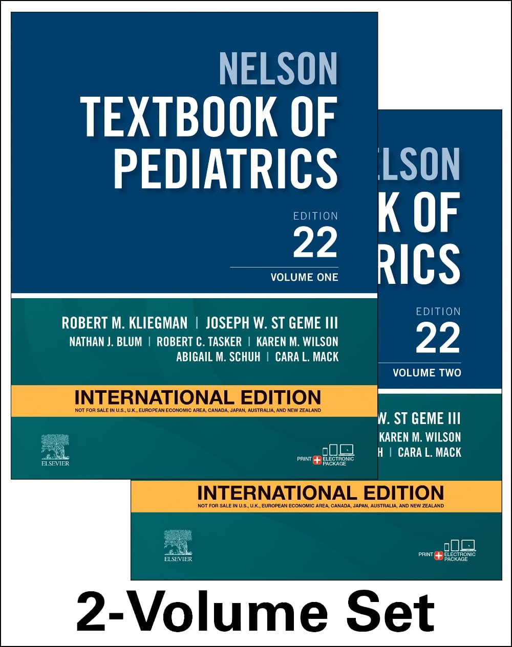 Cover of Nelson's Textbook of Pediatrics (2 Volume Set)