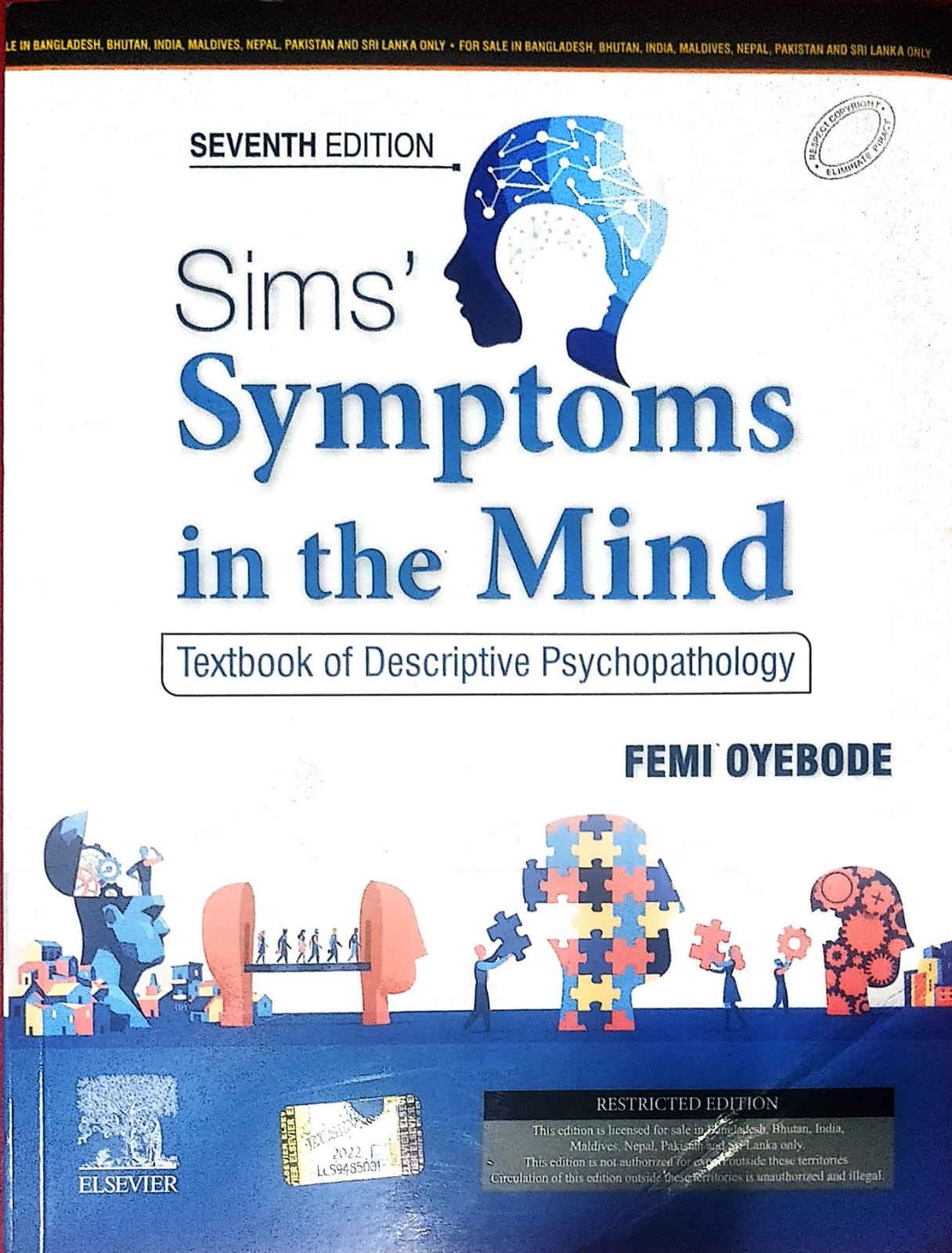 Cover of Sim's Symptoms in the Mind: Textbook of Descriptive Psychopathology