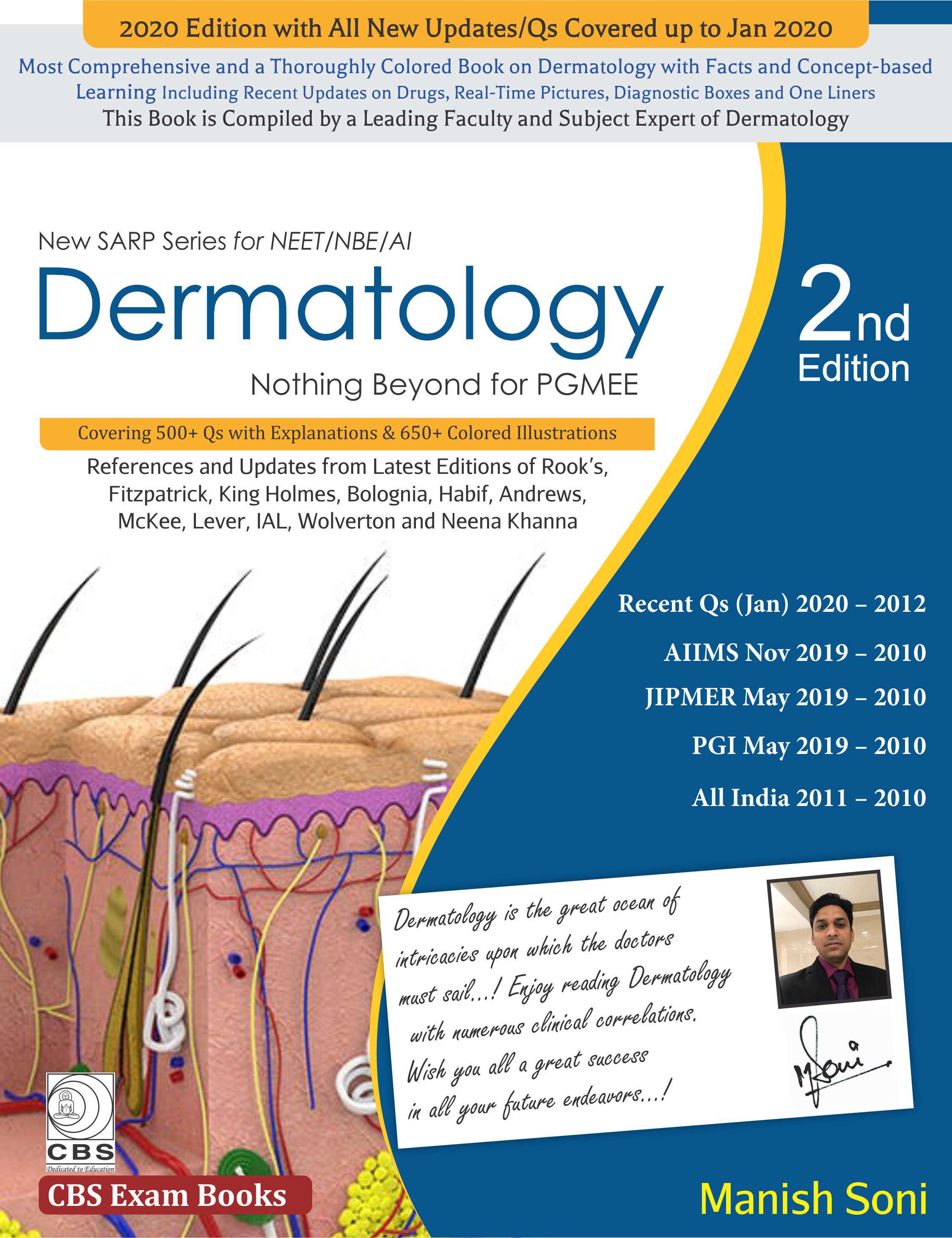Cover of New SARP Series for NEET: Dermatology