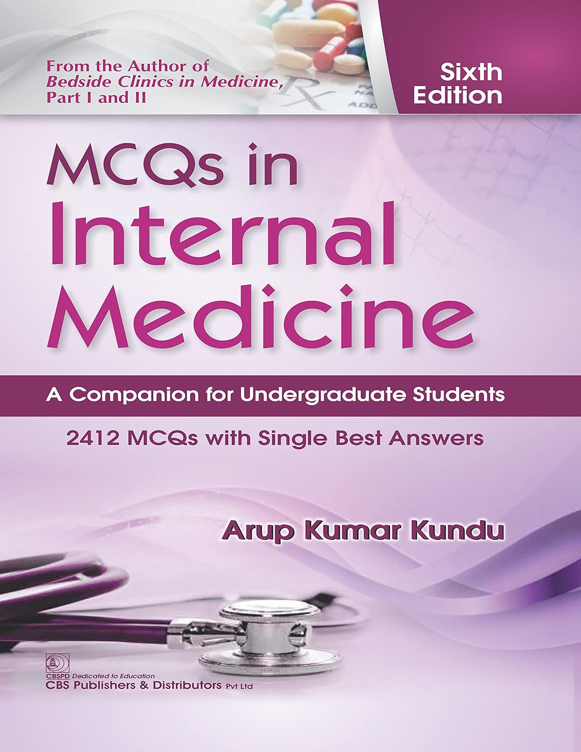 Cover of MCQs in Internal Medicine: A Companion for Undergradaute Students