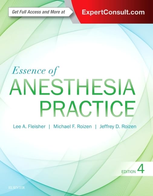 Cover of Essencne of Anesthesia Practice