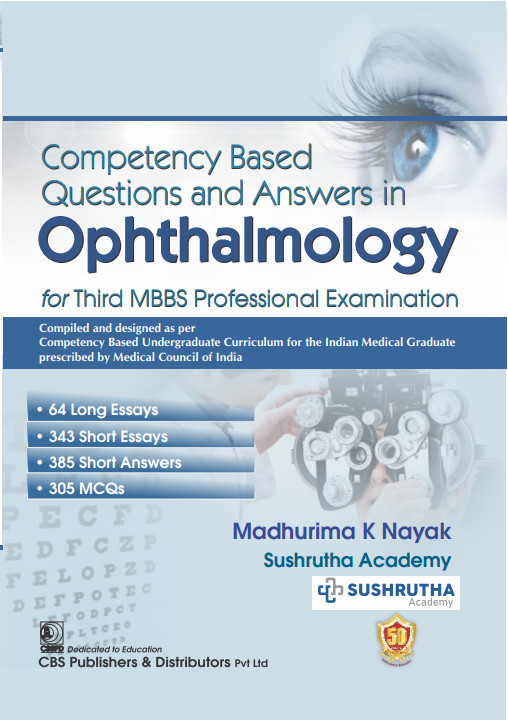 Cover of Competency-Based Ophthalmology for Third MBBS Professional Examination