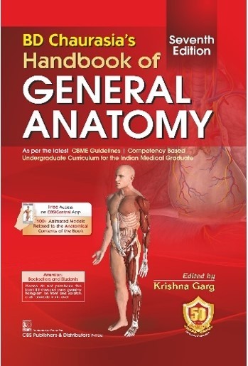 Cover of BD Chaurasia's Handbook of General Anatomy