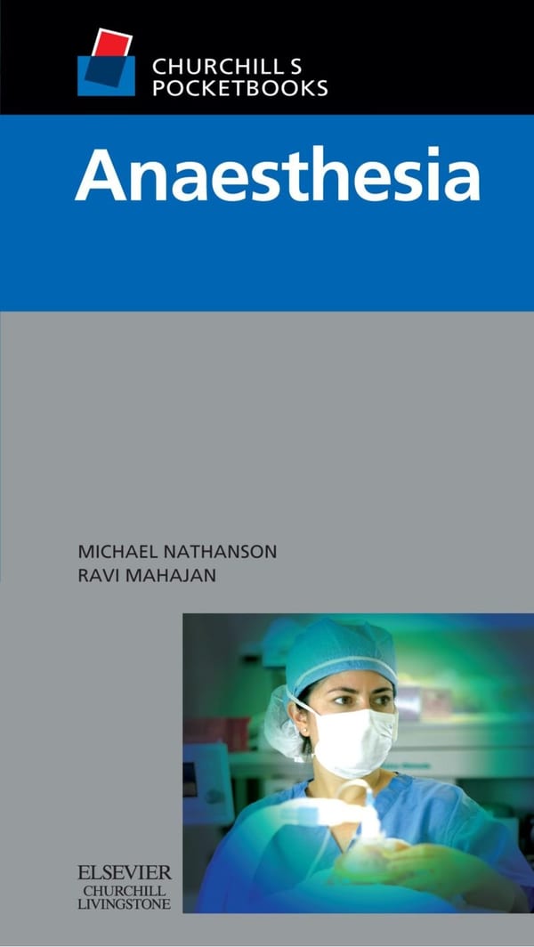 Cover of Churchill's Pocketbooks: Anaesthesia