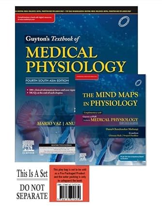 Cover of Guyton & Hall Textbook of Medical Physiology + Mindmaps of Physiology