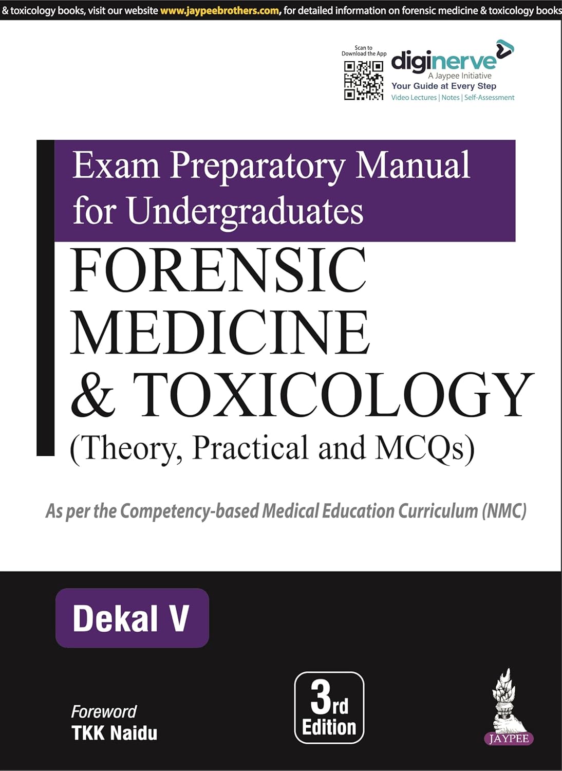 Cover of Exam Preparatory Manual for Undergraduates Forensic Medicine & Toxicology