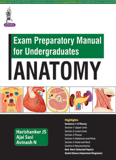 Cover of Exam Preparatory Manual For Undergraduates Anatomy