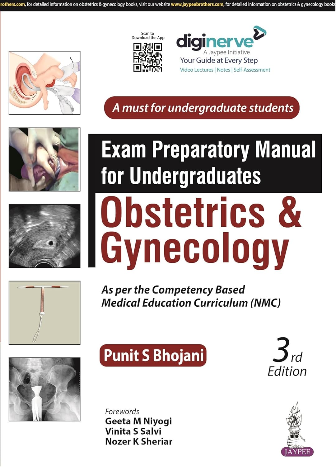 Cover of Exam Preparatory Manual for Undergraduates Obstetrics and Gynaecology