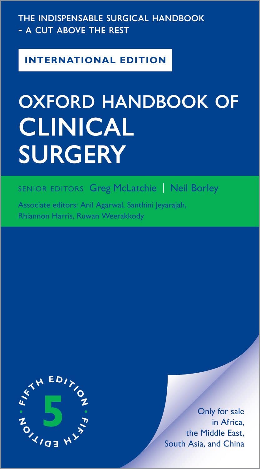 Cover of Oxford Handbook of Surgery