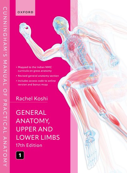 Cover of Cunningham's Manual of Practical Anatomy Vol 1: General Anatomy, Upper and Lower Limbs