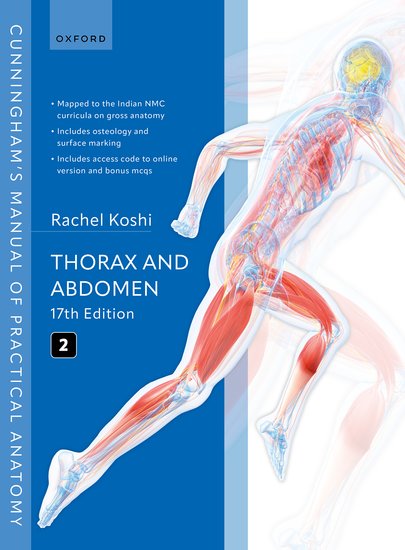 Cover of Cunningham's Manual of Practical Anatomy Vol 2: Thorax and Abdomen